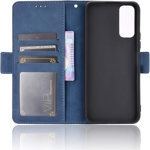 Miniatura 3 de Funda para Vivo Y20 2020, funda para Vivo Y20 2020 V2029  Y20i V2027 Funda con tapa de piel sintética azul