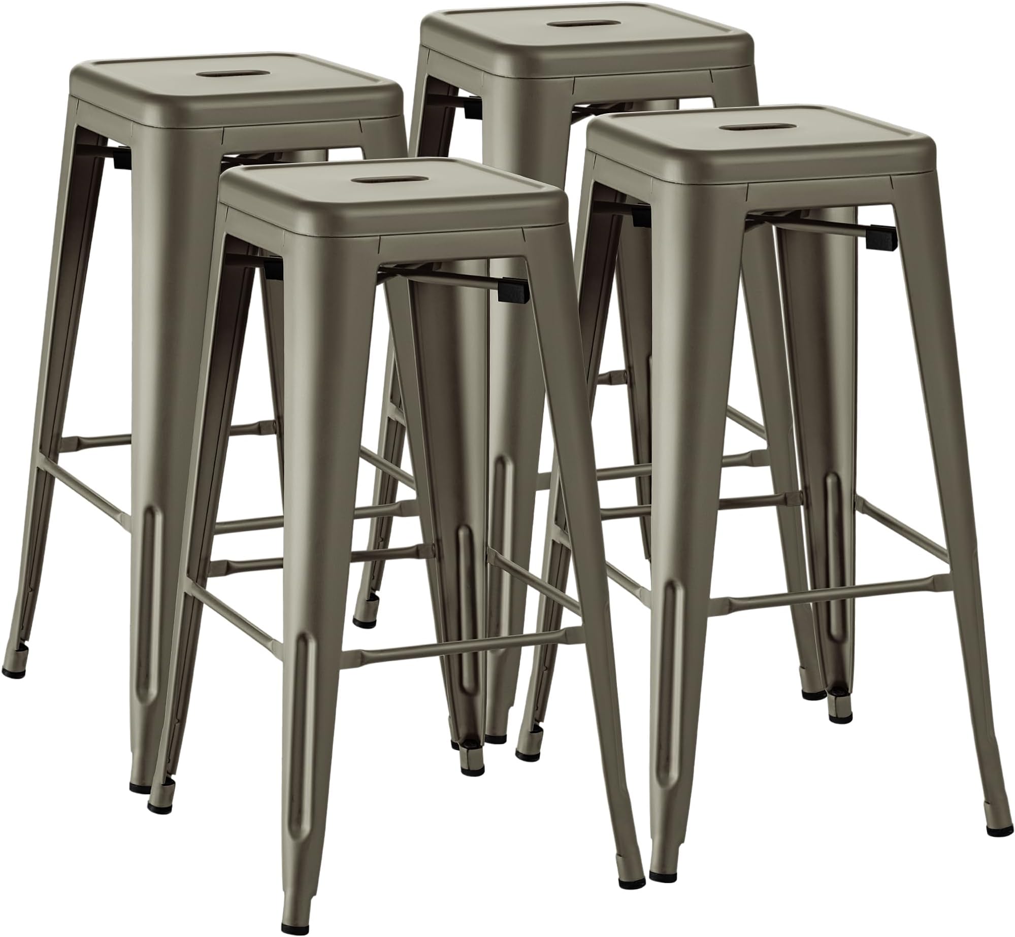 Gun Metal Bar Stool