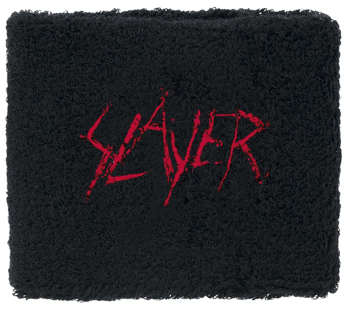 Slayer Logo - Wristband Unisex Polsino Nero 80% Cotone, 12% Elasthane, 8% Poliestere-image
