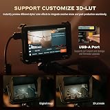 VILTROX DC-X3 Monitor terenowy DCX3 6 cali do lustrzanek cyfrowych, z ekranem dotykowym 4K, 2000 nitów, do Sony, Canon, Nikon, z 3D LUT, 1920×1080 IPS, z osłoną przeciwsłoneczną, baterią 2200 MAh