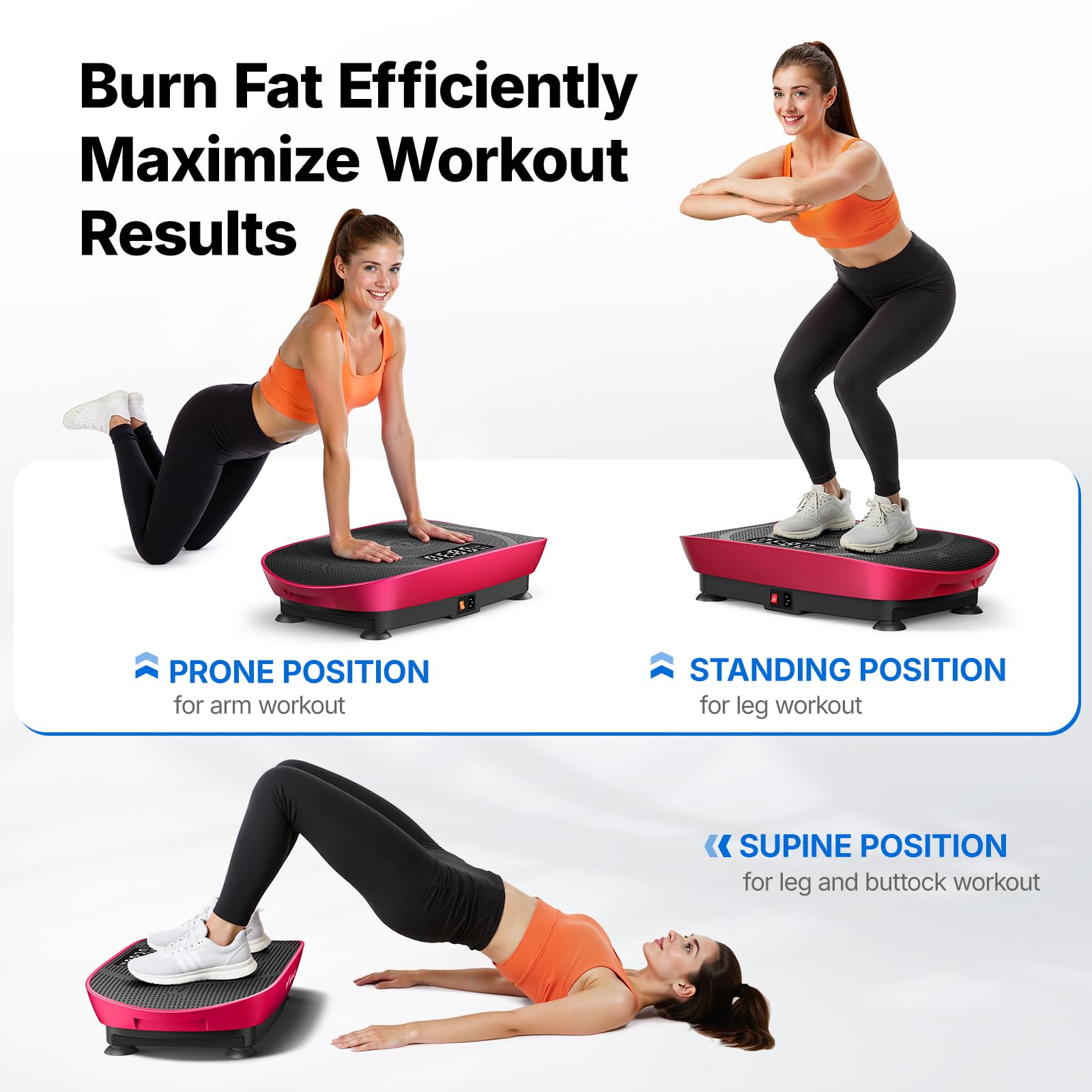 MERACH Vibration Plate Machine - 99 Speed Levels For Weight Loss &  Lymphatic Drainage
