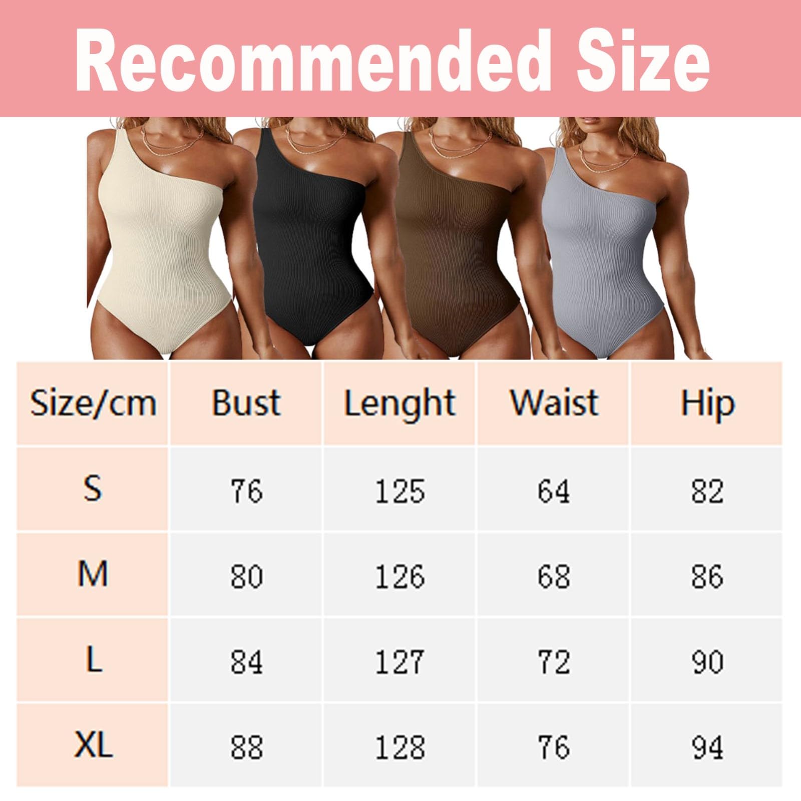 3-częściowe prążkowane body modelujące bez rękawów, letnie seksowne body modelujące na jedno ramię, bezszwowe body damskie