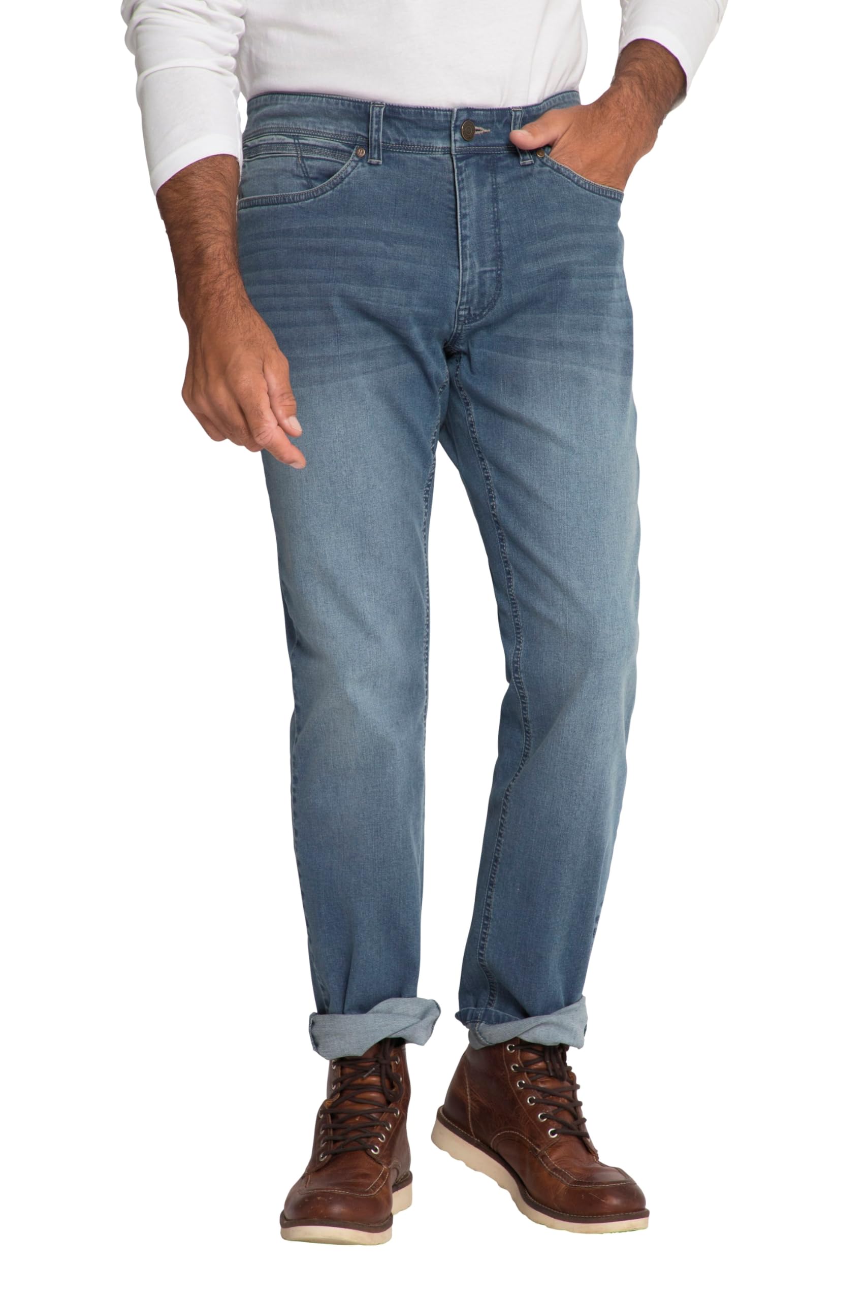 JP 1880 Herren große Größen Übergrößen Menswear L-8XL Jeans, Bauchfit, Lightweight, Regular Fit, 5-Pocket/72 814657