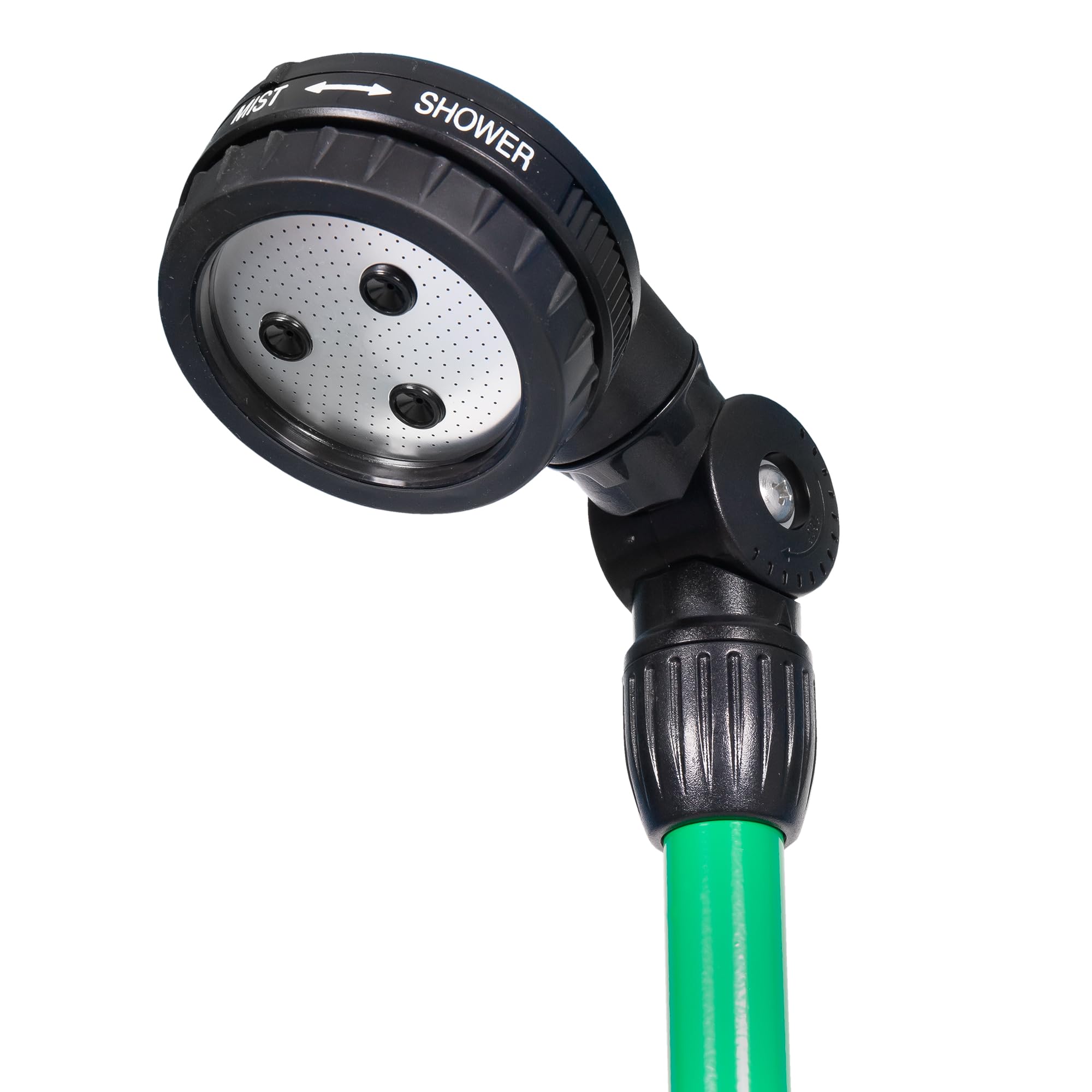 Cofan Ducha de jardín con Altura Ajustable | Trípode de Aluminio | 2 Funciones: Ducha y nebulización | Conector Universal Incluido | Altura máxima: 162 cm y Ancho máximo: 92c m