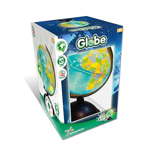 Science4You Mappamondo Luminoso per Bambini +8 Anni - Mappamondo e