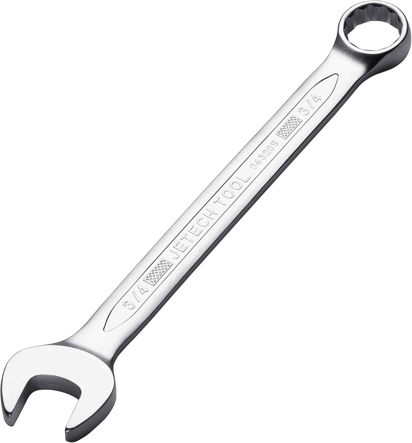 Jetech 1-1/16" Combination Wrench, SAE 12-Point Chrome Vanadium Steel Spanner, Industrial Grade with 15-Degree Offset, Sand Blasted Finish, Heat-Treated Forged Tool