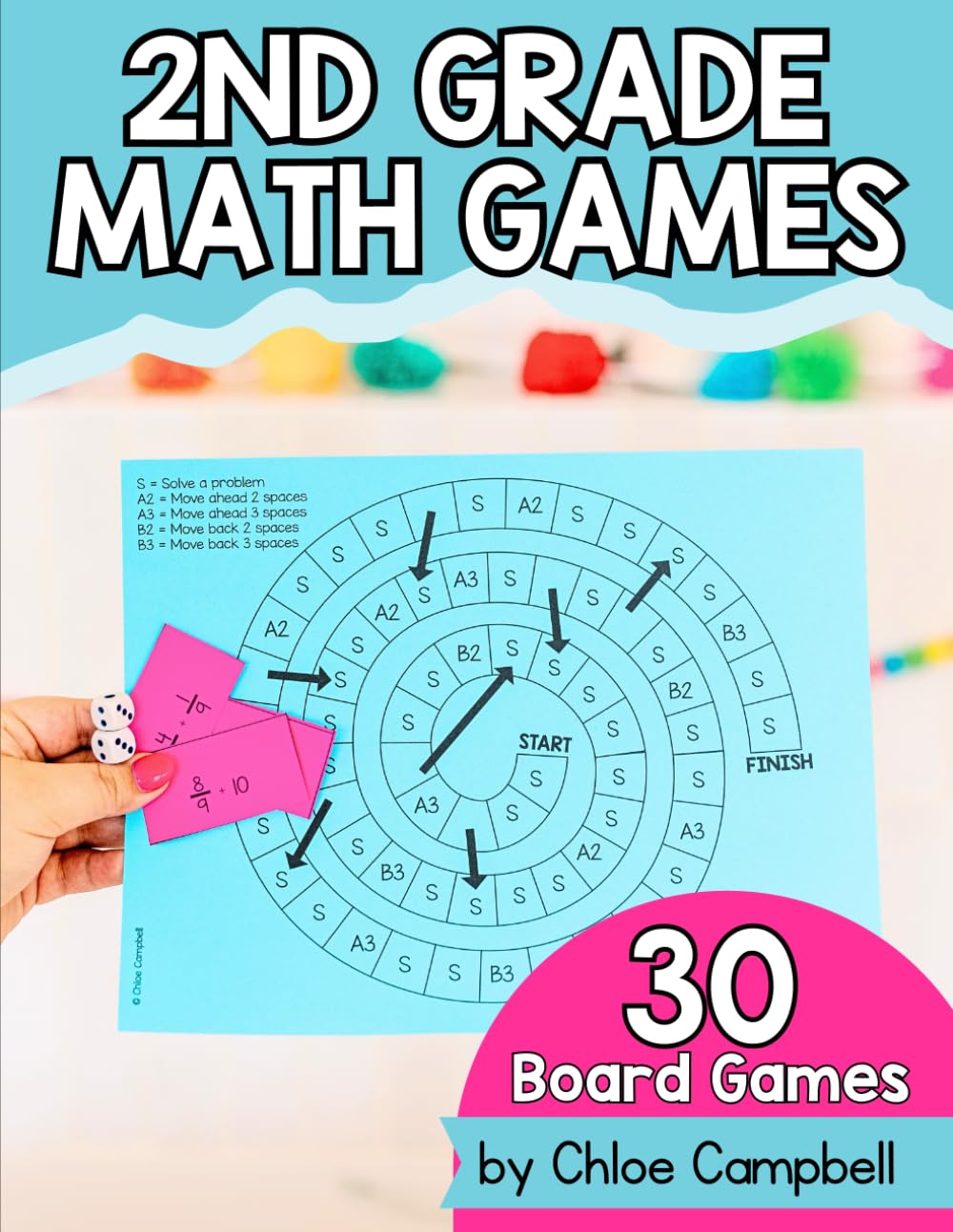 2nd Grade Math Games Workbook: 2nd Grade Math Review