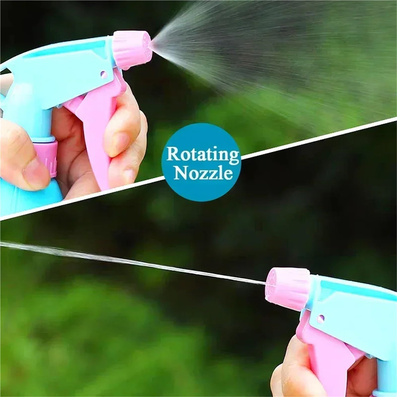 Sprühkopf mit Auslöser Ersatz für Sprühflasche, Trigger-Sprühdüse, 10 Stück, Universal-Sprühkopf for Getränkegarten, Schwarz, Mehrfarbig
