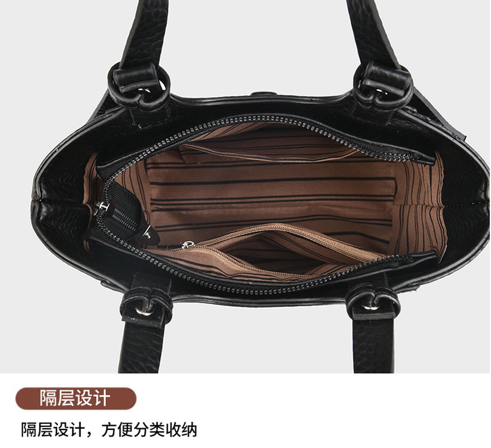 Frizione Donna Borsa A Mano Tracolla da Donna, Elegante Secchiello, Casual E Versatile -Bianco