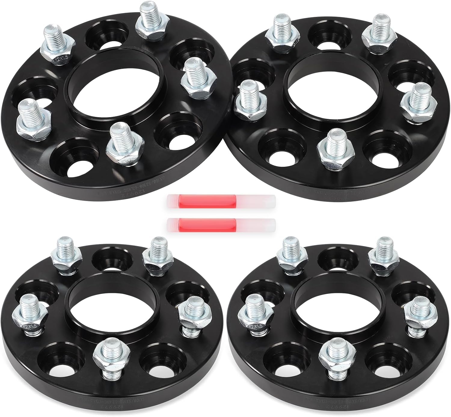 4PCS Aintier 15mm Wheel Spacers 5×108 Hubcentric Spacers Fit for 2021-2024 for Ford for Bronco Sport/2013-2018 for Ford for C-Max/2013-2024 for Ford for Escape