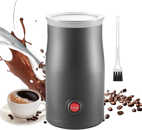 Espumador de leche eléctrico, espumador de leche 4 en 1 y vaporizador para espumar y calentar leche, máquina automática de espuma fría y caliente de