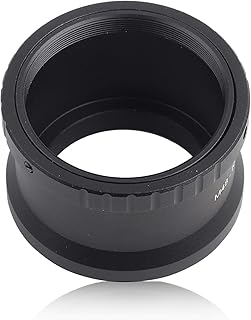 Adaptador de telescópio de montagem E, adaptador de montagem M48 para E para câmeras Sony A7 A7S A7R Ar7II, para câmeras AT1X, NEX-7, NEX-6, A6500, A6300, A6000, A5100, A5000, A3000, para Ruixing0.76, para Ruixing2.2.76. 12,7 cm Zero Power