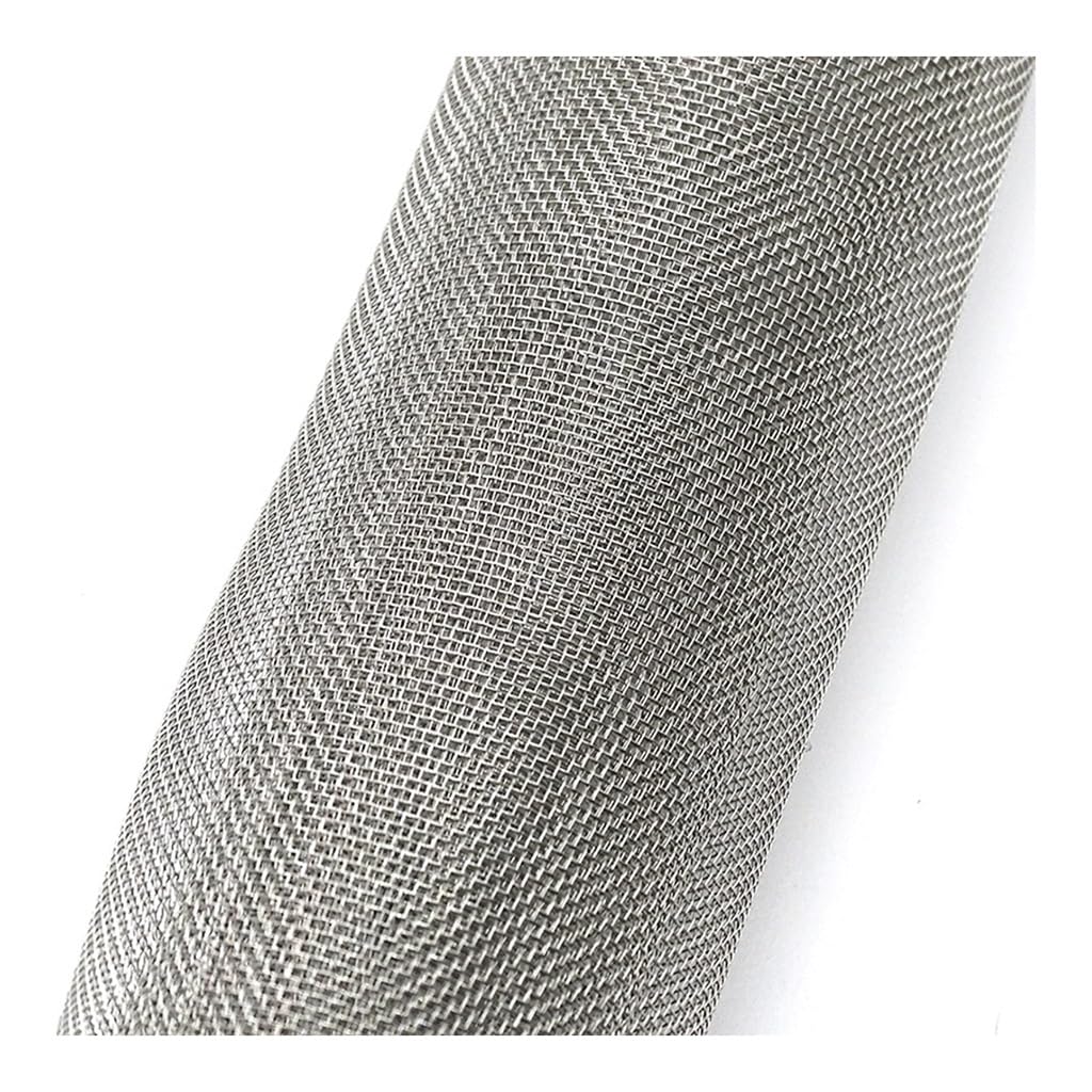 DZNDM0EVT Stainless Steel Wire Mesh Roll, 304 Stainless Steel Woven Wire Mesh Filter Screen Multiple Sizes(120 Mesh-15x15cm)