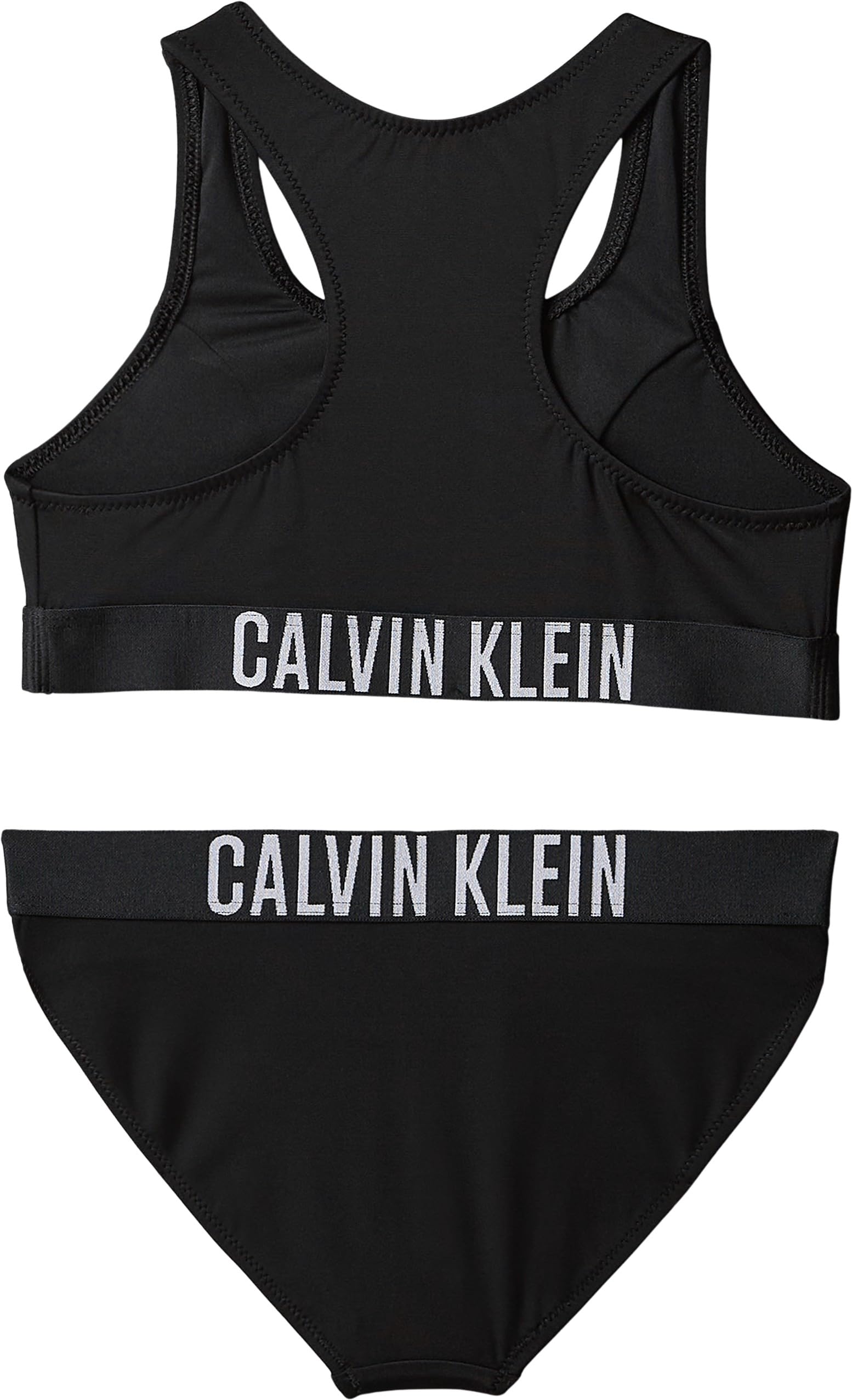 Calvin Klein Mädchen Bikini Bralette Set mit Logobund