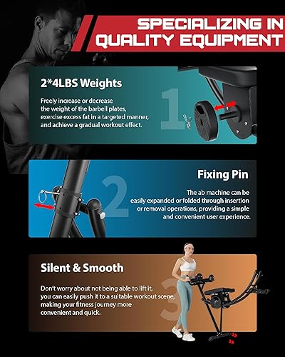 Miniatura 3 de 2023 HVO Abdominal Exercise Machine Ab Machine Side Shaper