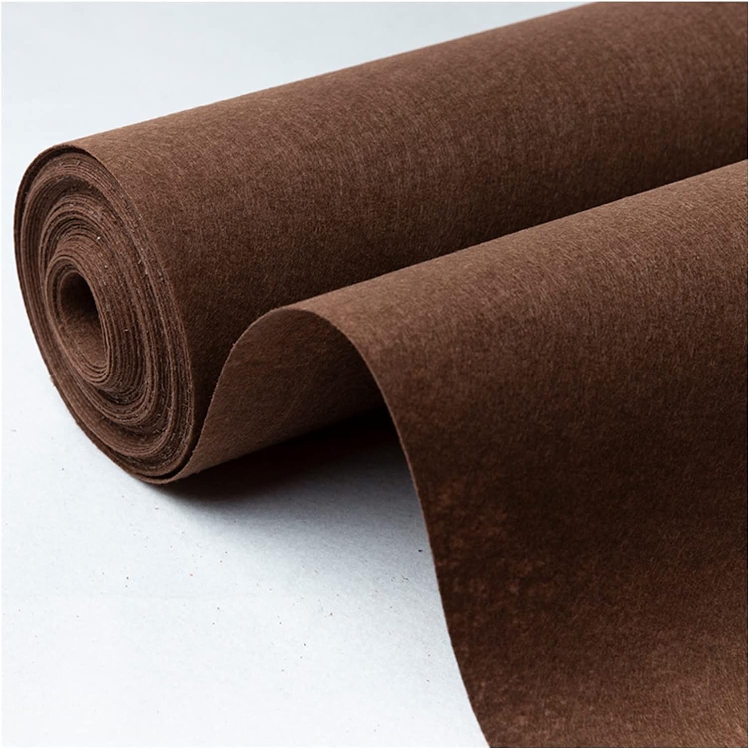 Tapis de décoration de fête intérieure marron épaisseur 2mm de 1.5x10m