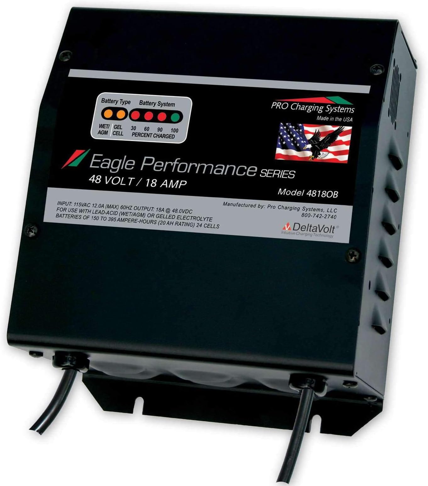 PRO Charging System i4818OBRMJLGS400A E.P.S. On-Board - JLG 18A per Output USA Shipping