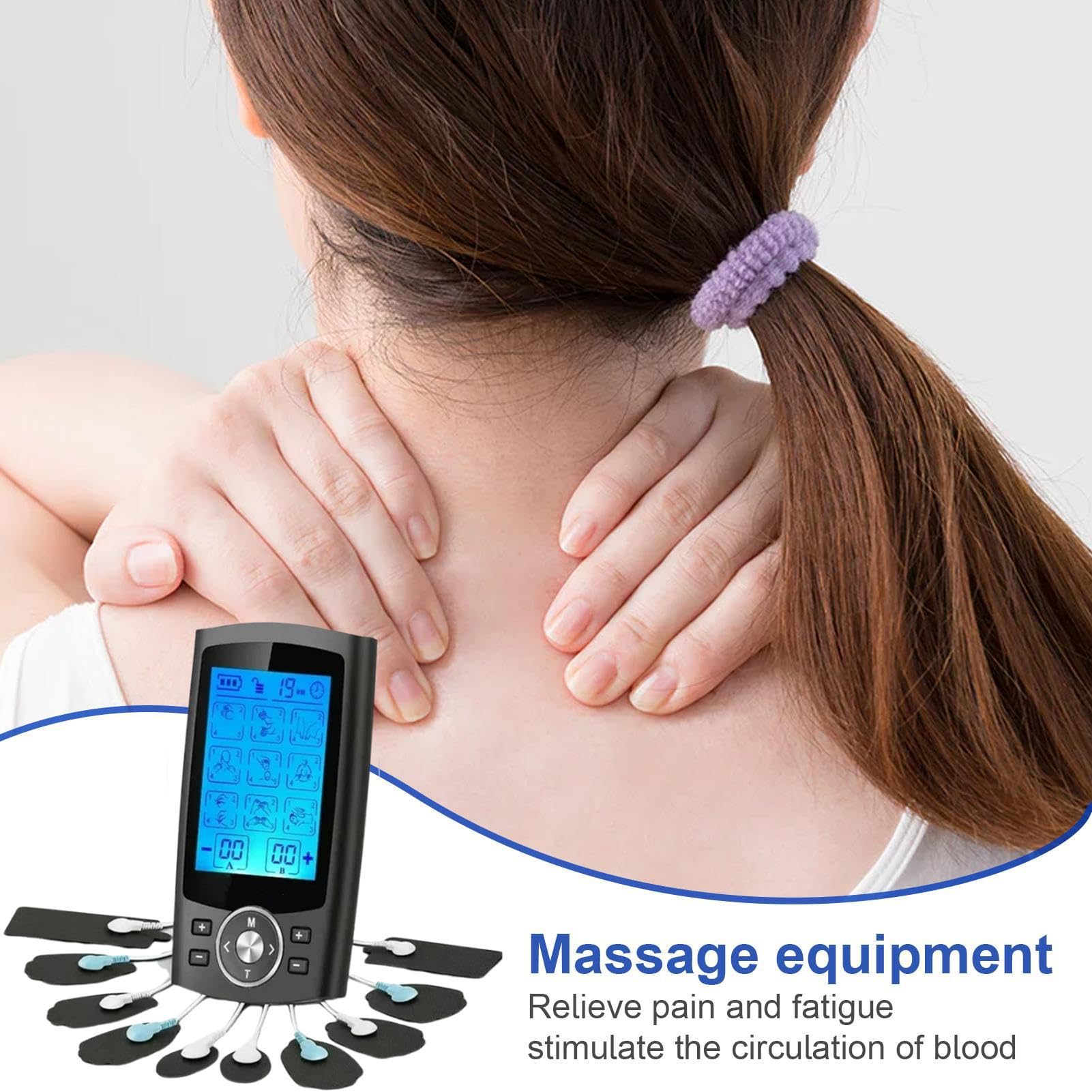 Electronic Pulse Massager, Muscle Stimulator Device, Nerve Stimulator Relief, Full Body Massage, Electric Massager 36 Modes, Adjustable Pulse Massager, Muscle Tension Relief
