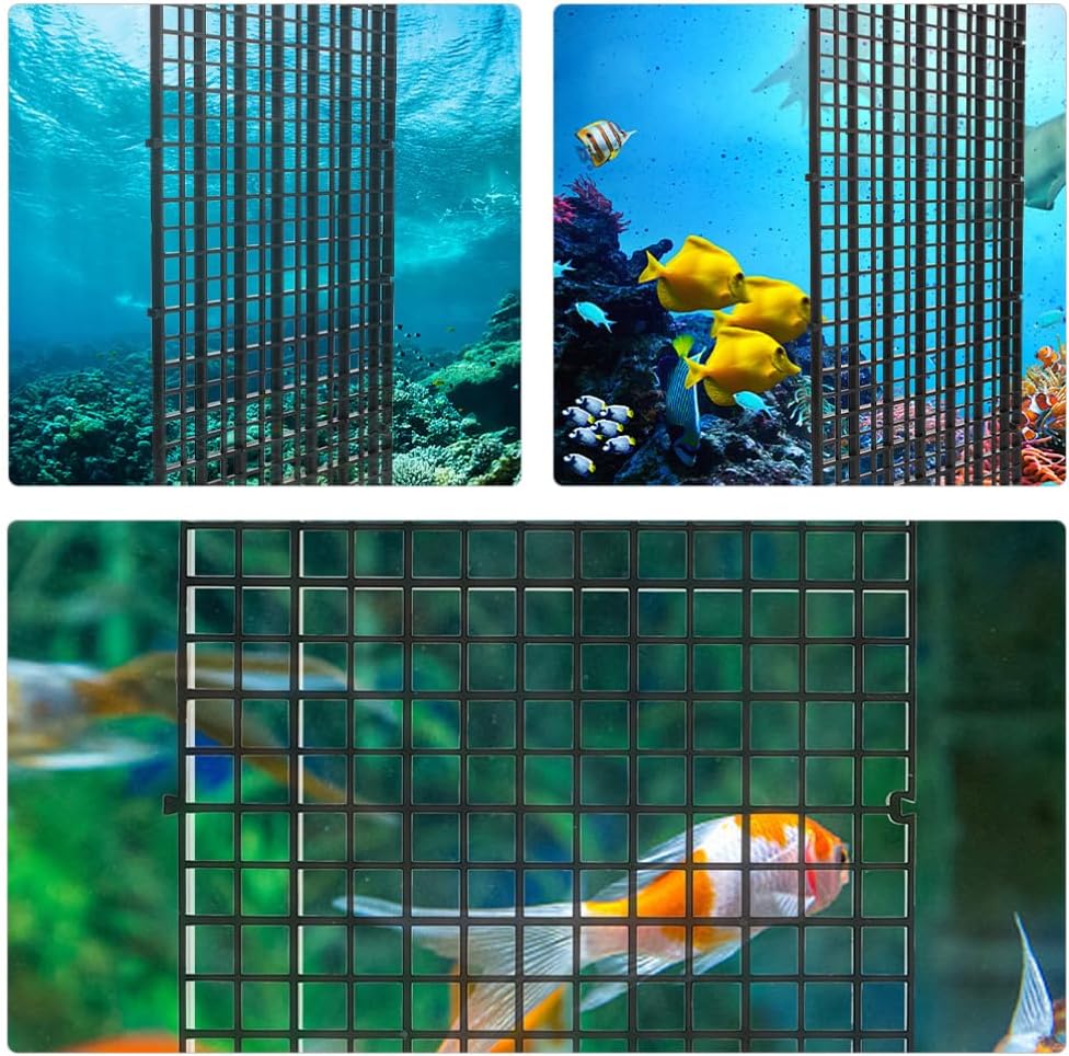Yardwe 1set Aquarium Divider Plate for Fish Tank Mesh Isolation Board Panels Cups Fish Separator for Peaceful Aquatic Environments