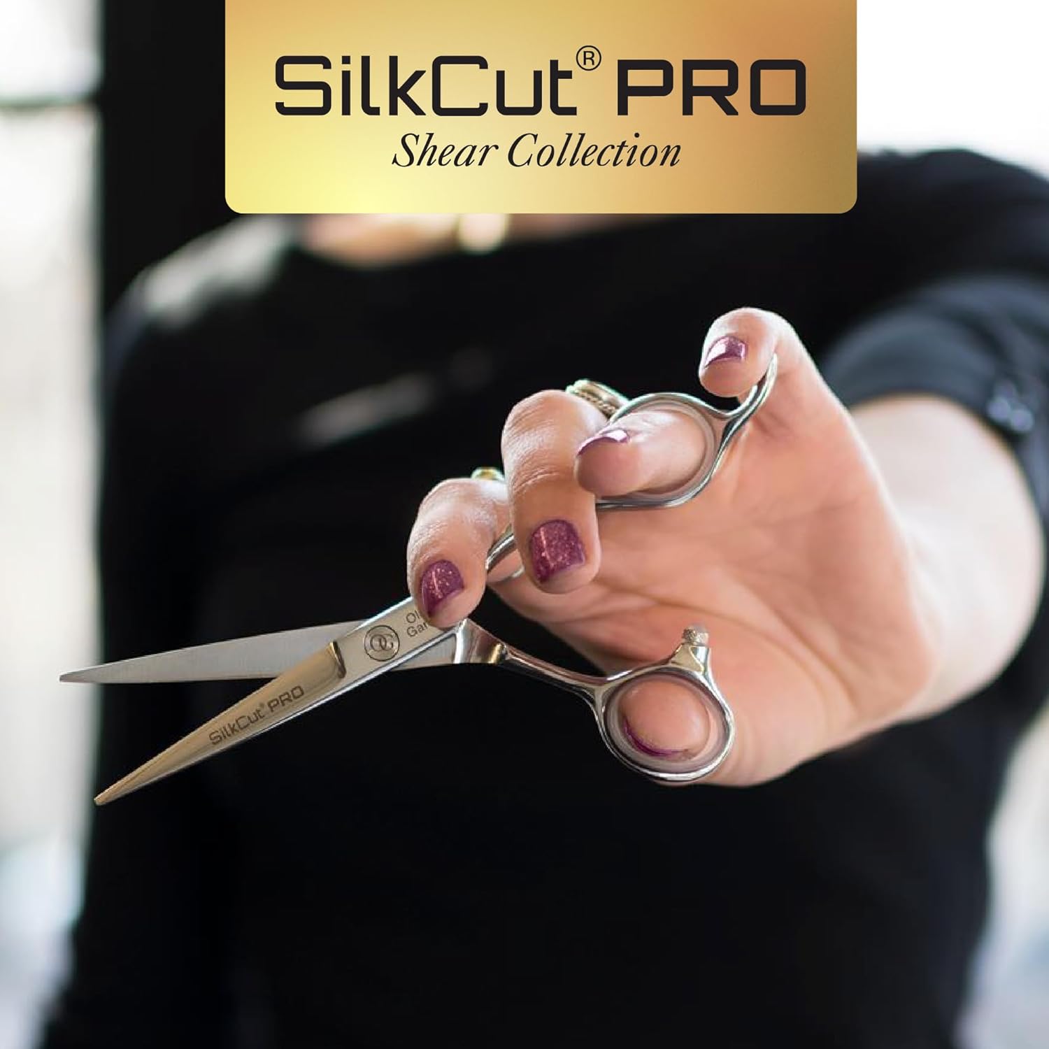 Olivia Garden SilkCutPro Professional Hairdressing Shear and Thinner Intro Case - LEFT HANDED