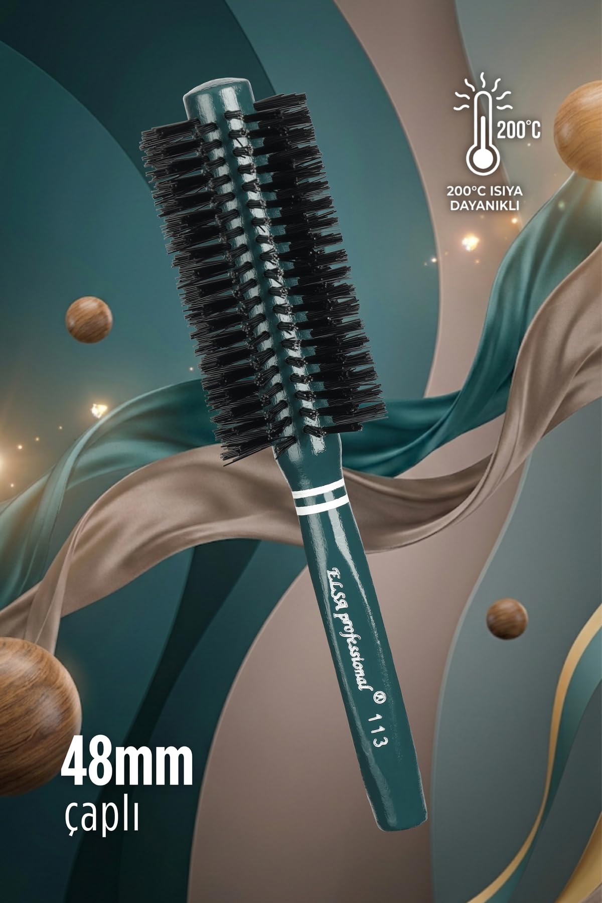 Elsa Professional 113 Yeşil Saç Fırçası