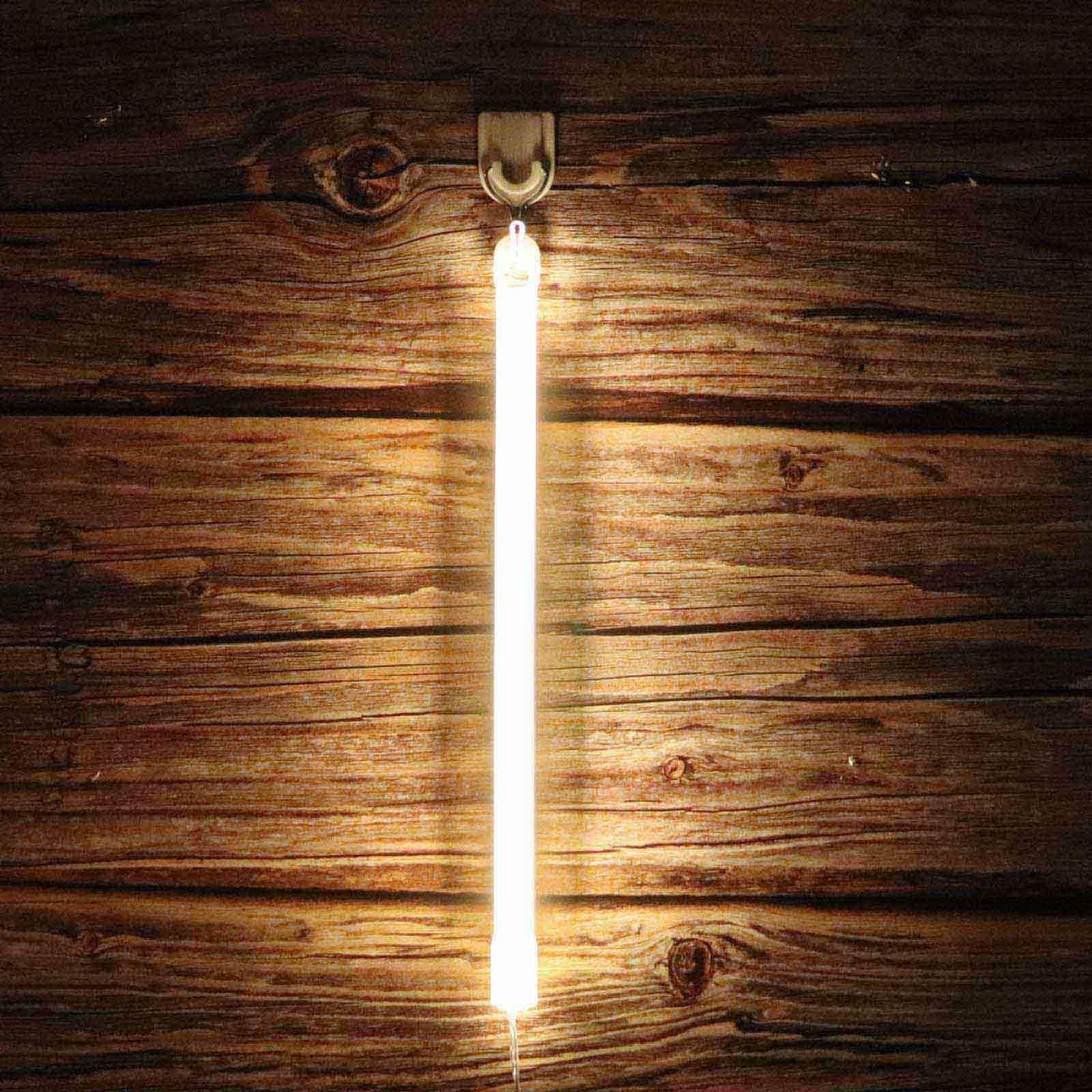 Versatile Warm White Arabic Numeral Neon Sign Dual Power (USB/Battery) Neon Light for Shop Window Bedside Living Room Game Room LED Decorative Light（No.1） — image 1