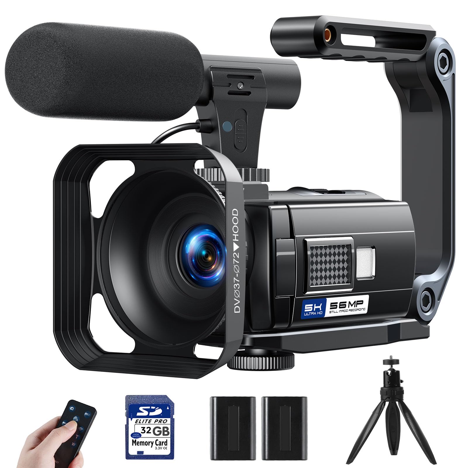 CAMWORLD 5K 56MP Vlogging Camera
