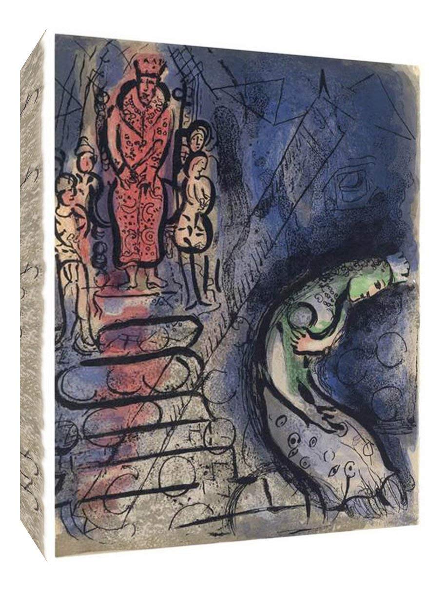 Tallenge - Marc Chagall Most Famous Collection -Ahasuerus Send Vasthi Away - Medium Gallery Wrap (18 x 24 inches)