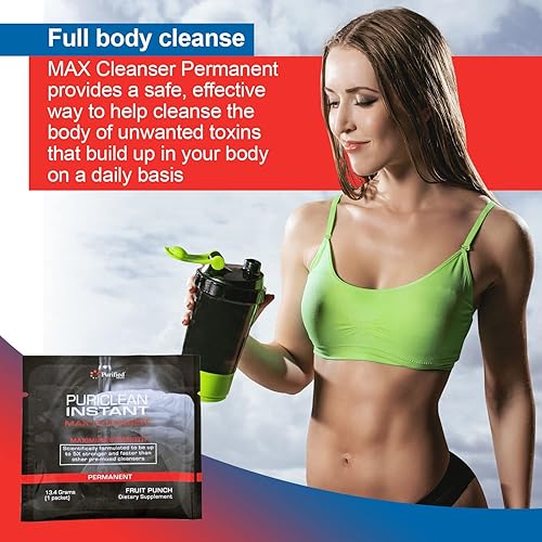 Miniatura 7 de Wellgenix Puriclean Instant Max Cleanser 7 Day Detox- Limpieza corporal completa - Elimina toxinas no deseadas - Desintoxicante total de toxinas - 7