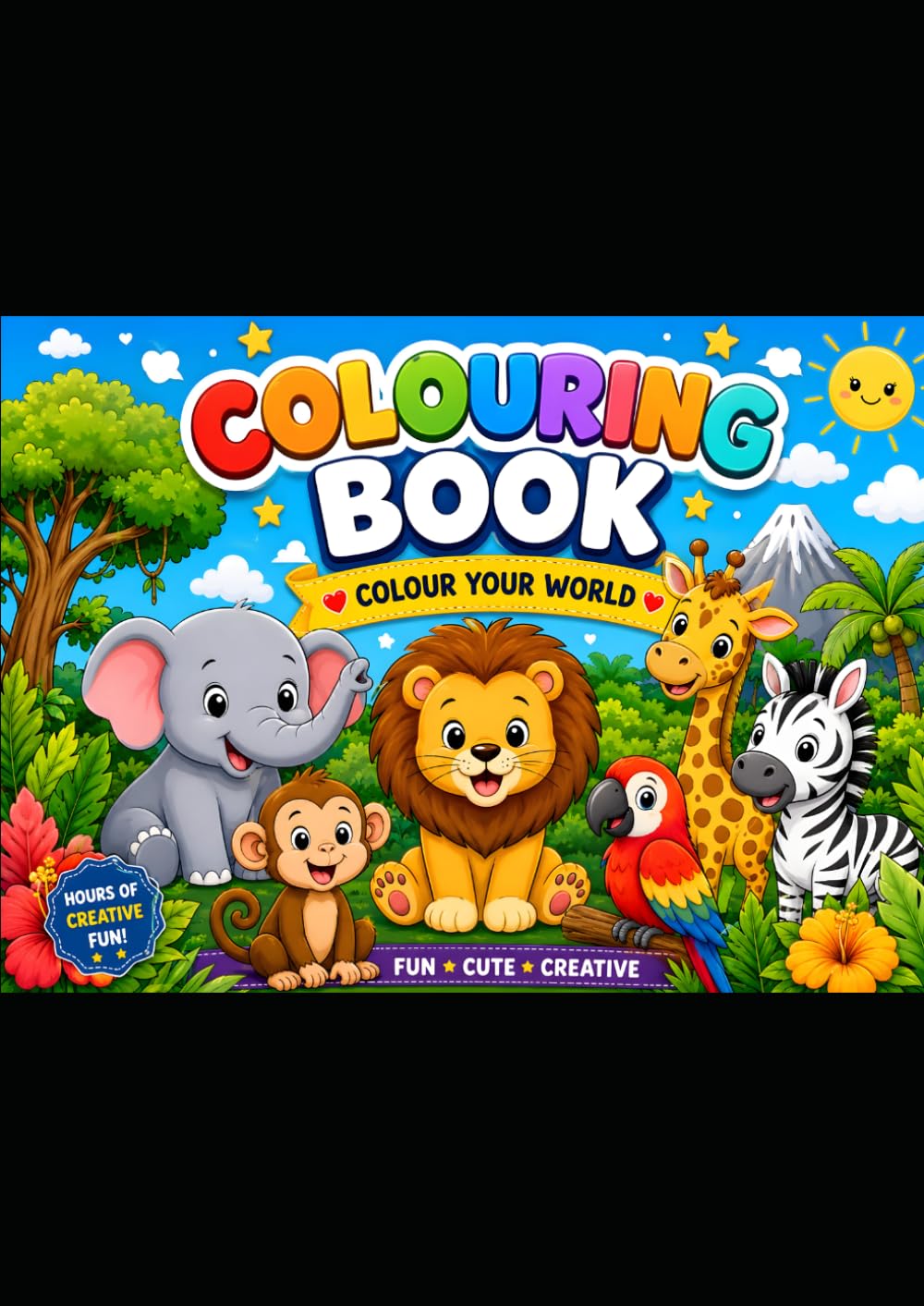 Amazing Animal Coloring Book