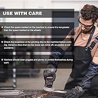 Vista 5 de SALI Paquete de 50 ruedas de corte de 4 pulgadas, ruedas de corte de 4 x 124 x 58 pulgadas, acero inoxidable de corte profesional, rueda de corte