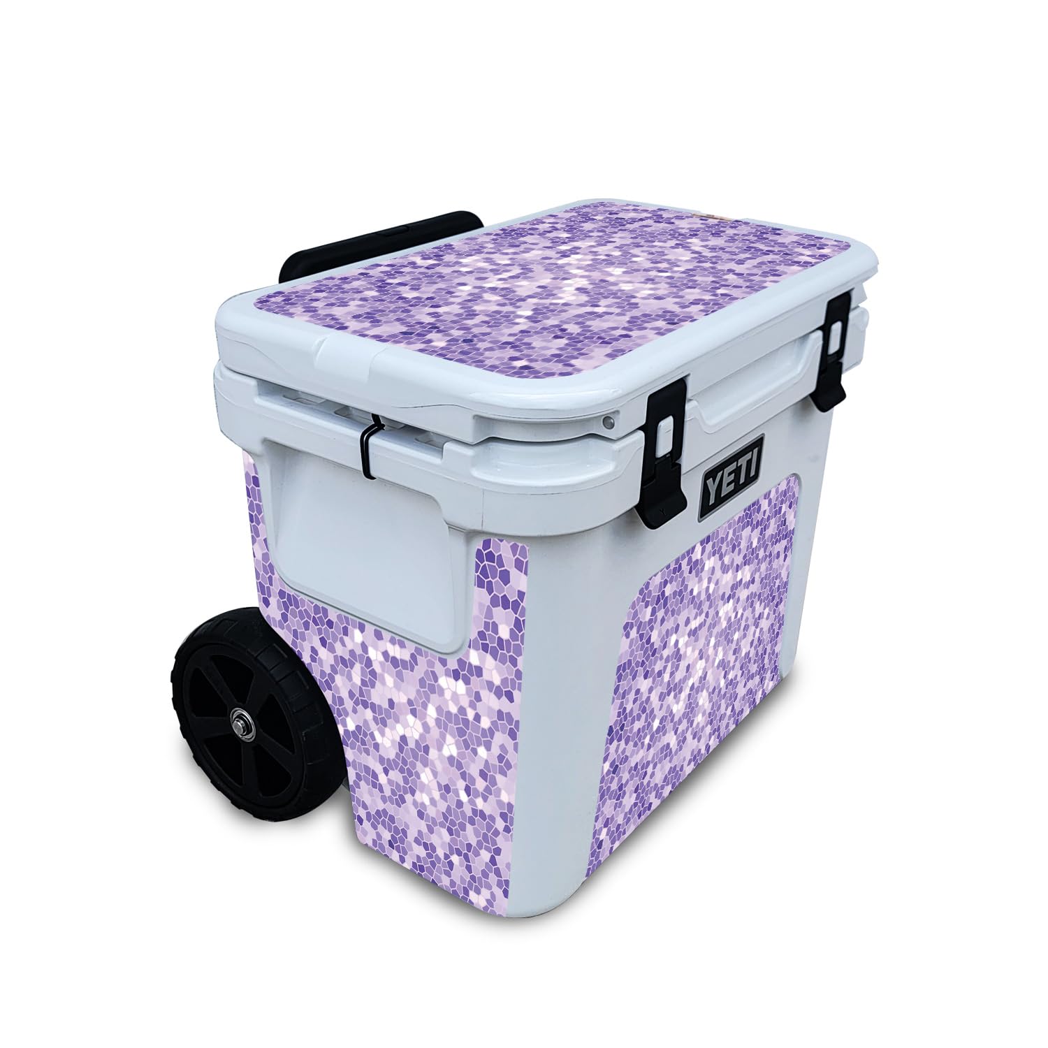 Skin Compatible with Yeti Roadie 32 Wheeled Cooler - Stained Glass - Premium 3M Vinyl Protective Wrap Decal Cover - Easy to Apply | Crafted in The USA by MightySkins