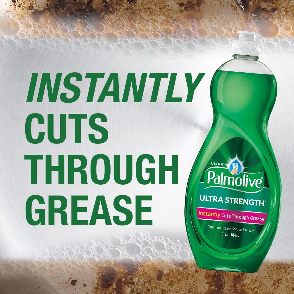 Palmolive Ultra Strength Liquid Dish Soap, Original - 10 Fluid Ounce (9 Pack)