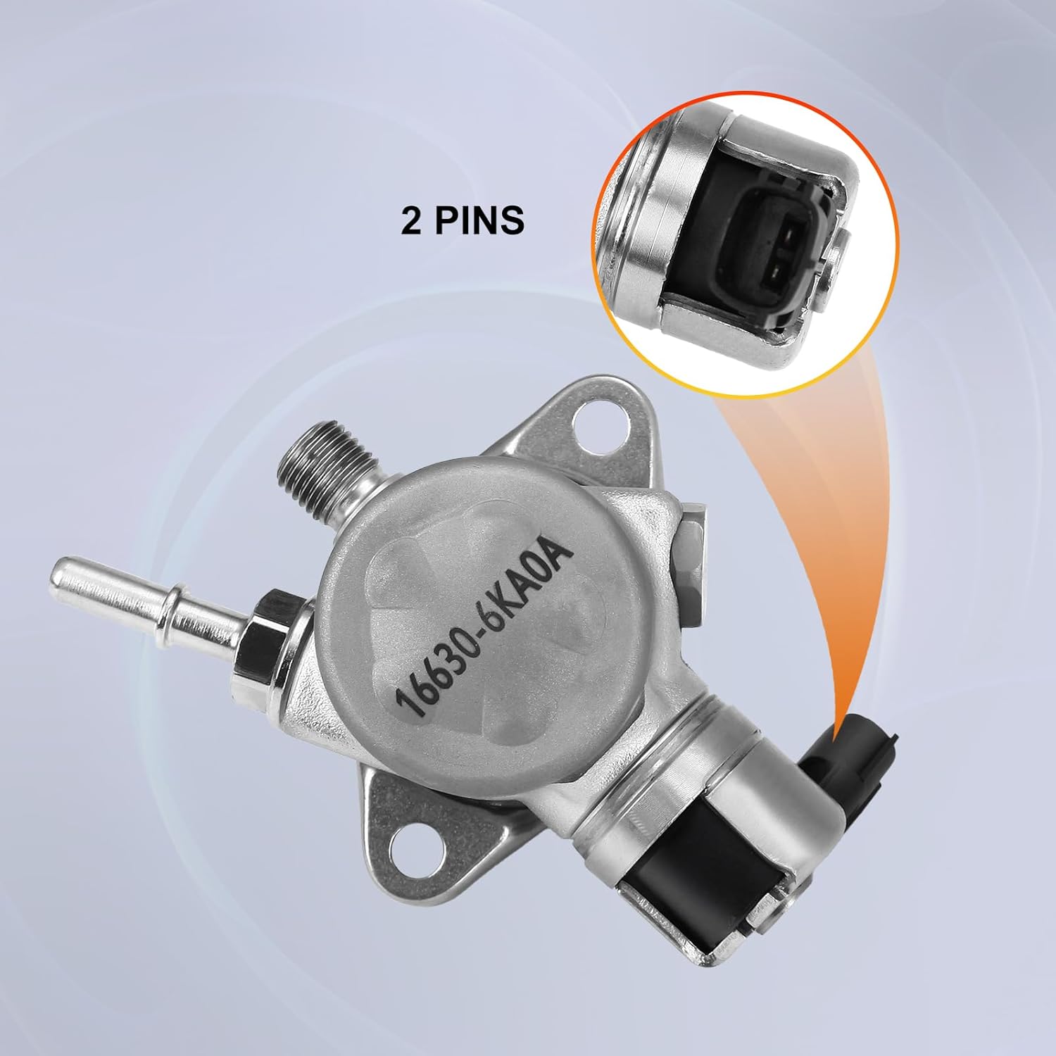 PAPAPARTS High Pressure Fuel Pump Compatible with Nissan Pathfinder 2017 2018 3.5L V6 CVT AWD/FWD, High Pressure Pump Replace # 16630-6KA0A, 166306KA0A