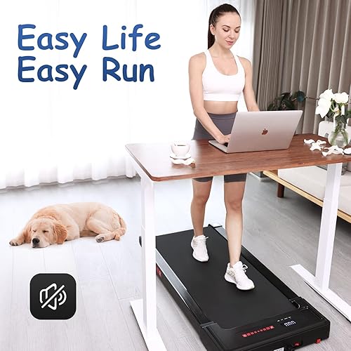 Miniatura 2 de OBENSKY Walking Pad Treadmill Under Desk,Portable Mini Treadmill 265 lbs Capacity with Remote Control,Installation-Free Jogging Machine for