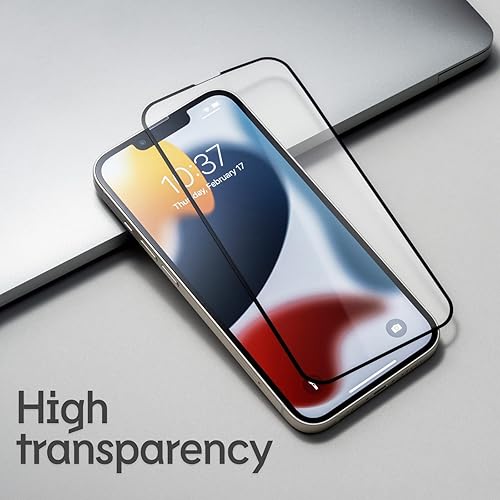 Miniatura 4 de RhinoShield Protector de pantalla transparente de impacto 3D compatible con iPhone 15 Pro Max, protección ultra impacto, borde curvado 3D para una