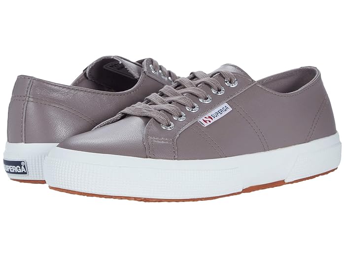 womens 2730 leather nappaleau sneakers in rose gold & white