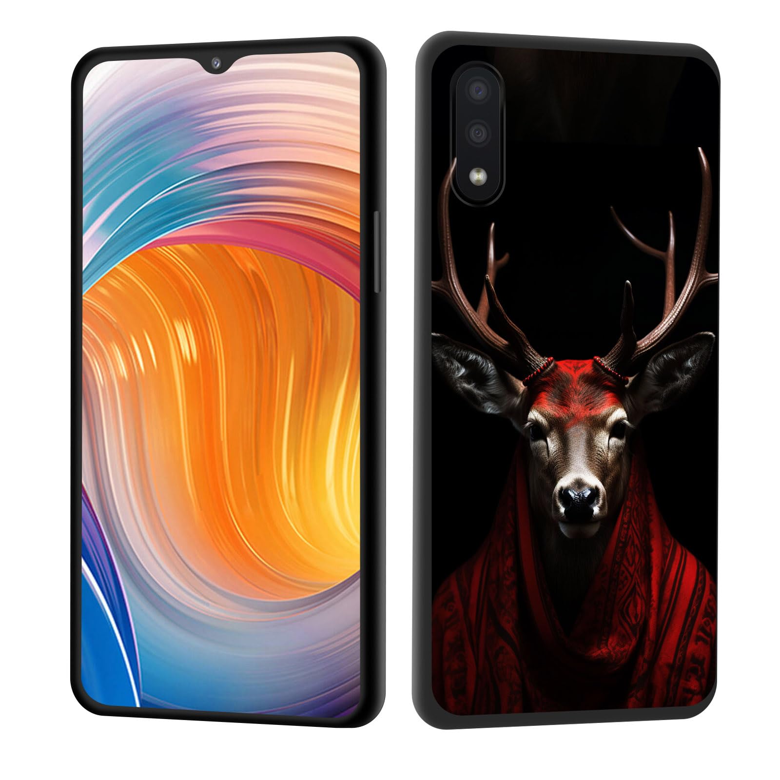 for Galaxy A10E Case,Slim Anti-Scratch Shock Absorbent Silicone Protective Case Cover for Samsung Galaxy A10E 5.83 inch 2019,Cute Deer