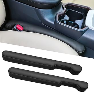 Nosxxus Leather Car Seat Gap Filler Spacer Universal Seat Gap Filler Plug for Car SUV Truck Fit Organizer Fill The Gap Between Seat and Console Stop Things from Dropping