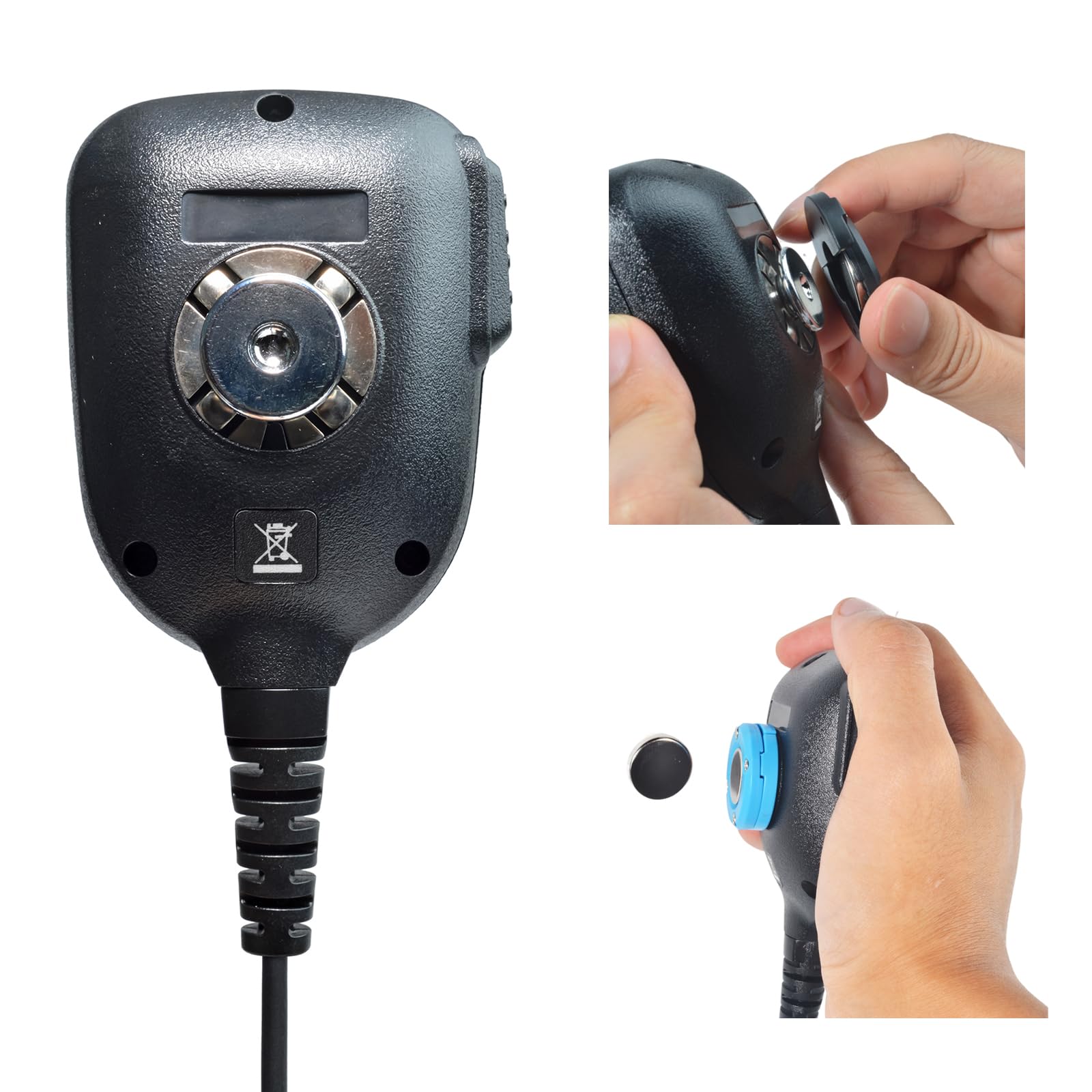 MOTOKU Gray Mobile Phone Telephone Microphone for Chevrolet