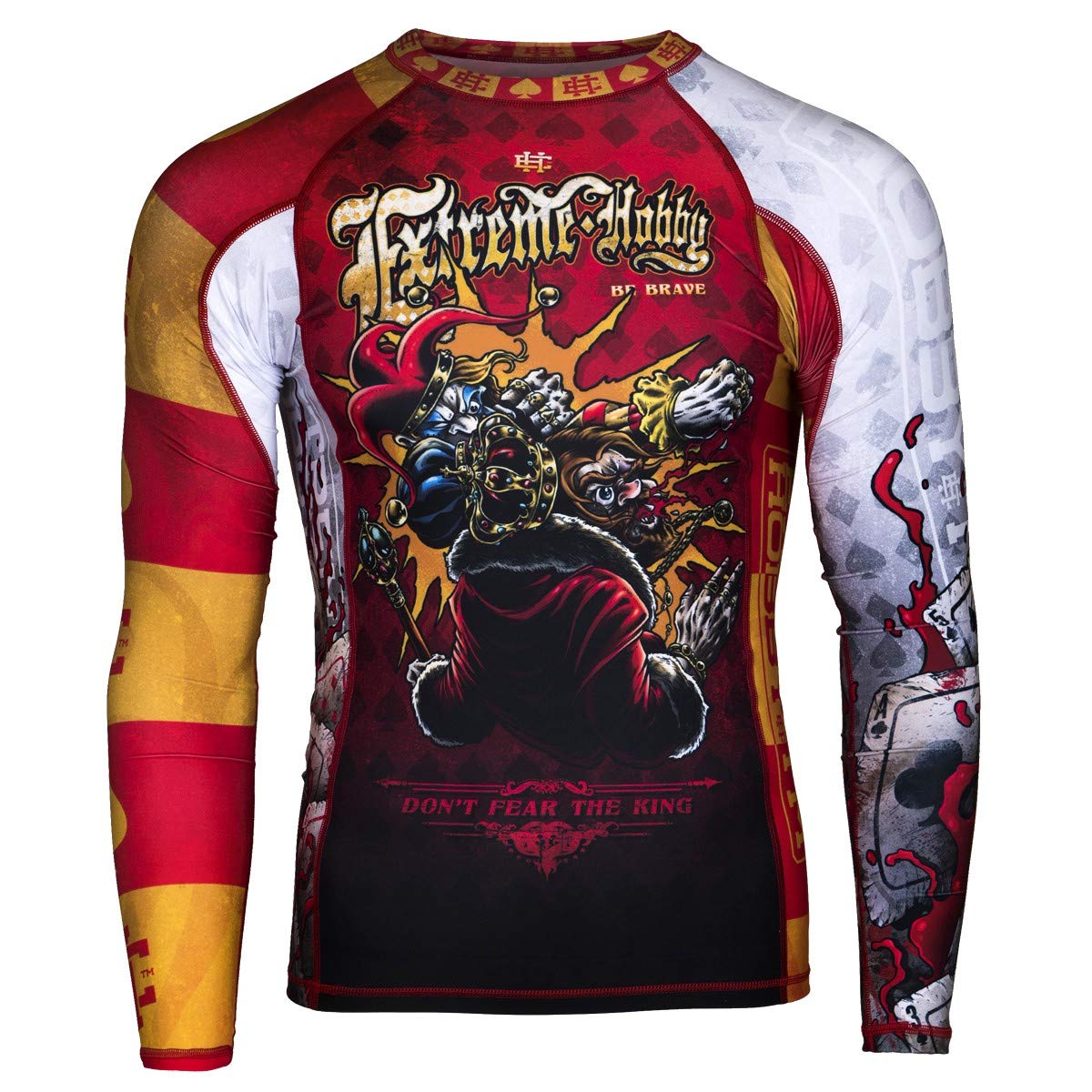 Langarm-Rashguard, Langen Ärmeln, Sport Tshirts Herren, Kampfsport, Funktionsshirt, Fitnessshirt Männer, Kompressionsshirt Rash Guard