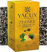 Yerba Maté Yacuy Terere Ananas 500g + échantillon cadeau (40g):Riche en antioxydants et vitamines, accélère le métabolisme, sans sucre!