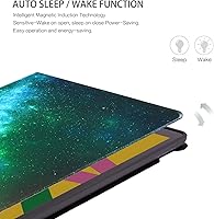 Vista 6 de Funda para iPad de 9ª generación, funda para iPad de 8ª generación, funda para iPad de 7ª generación de 10.2 pulgadas, vista multiángulo con soporte