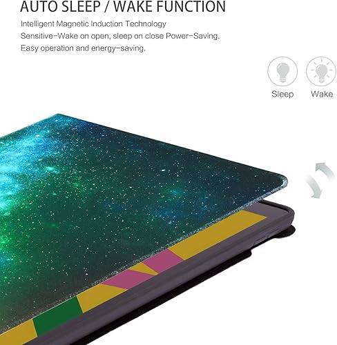 Miniatura 6 de Funda para iPad de 9 generación, funda para iPad de 8 generación, funda para iPad de 7 generación de 10.2 pulgadas, vista multiángulo con soporte