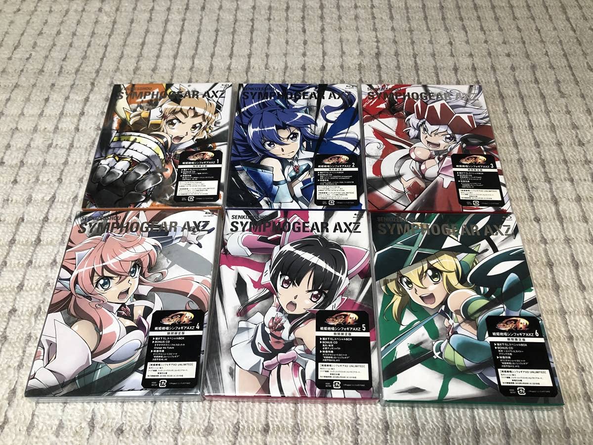 Amazon.co.jp: 外袋付 戦姫絶唱シンフォギア 1期～5期 Blu-ray 初回 