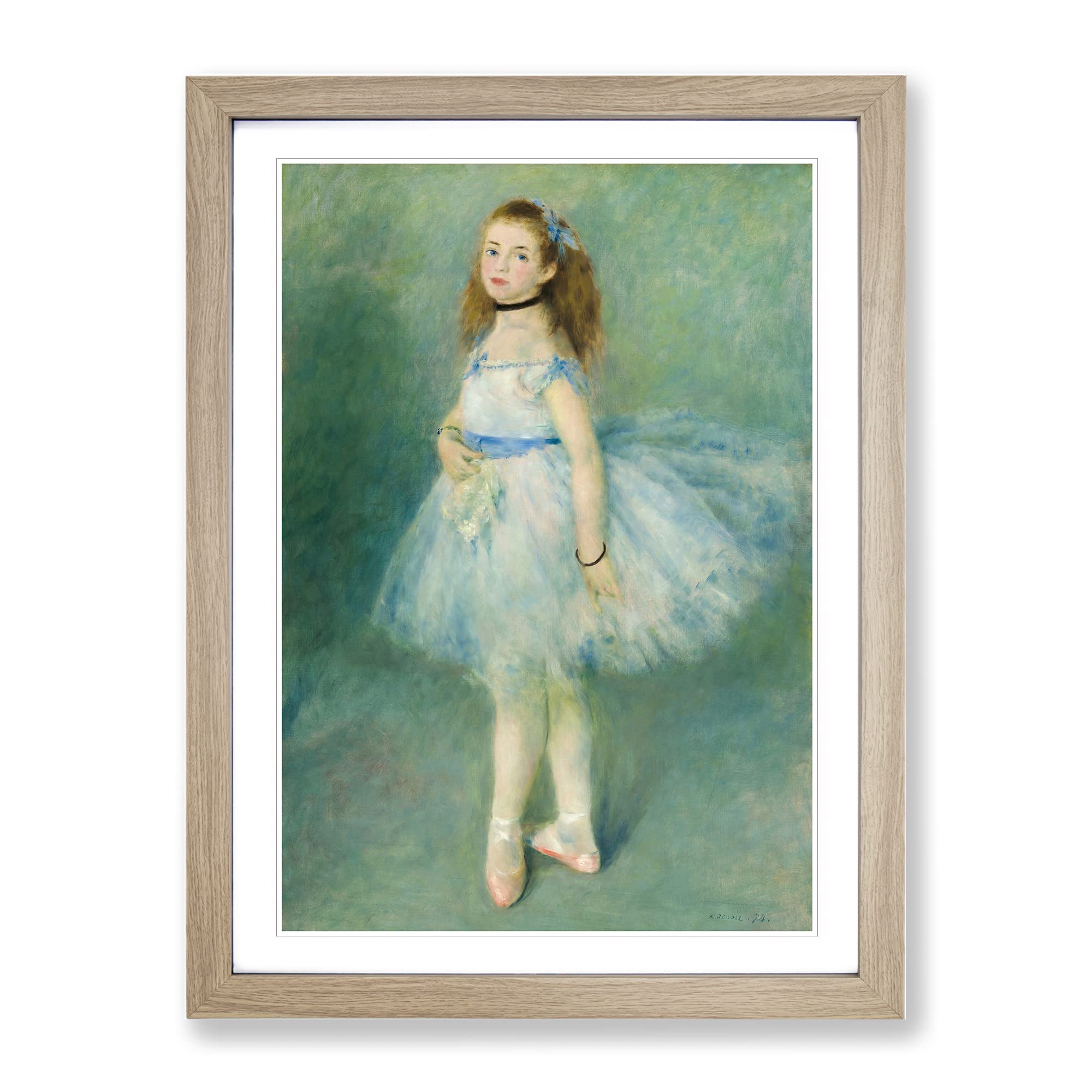 The Dancer By Pierre Auguste Renoir Classic Painting Framed Wall Art Print