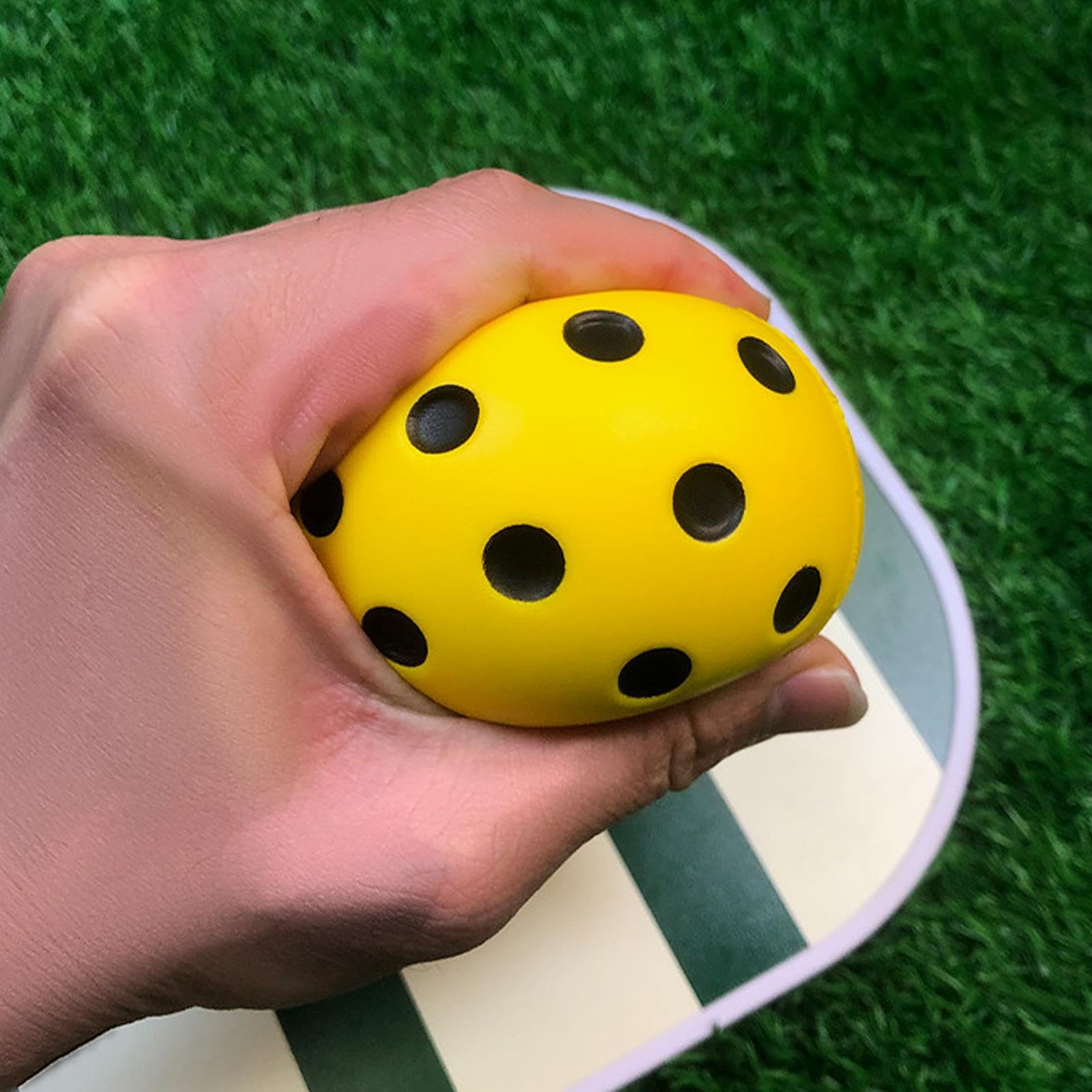 Pickleballballen van PU-schuim - 74 mm oefenset voor binnen, 3-delig