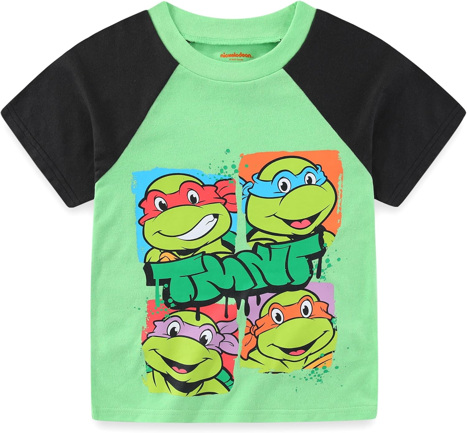 Nickelodeon Teenage Mutant Ninja Turtles Boys Short Sleeve T-Shirt and Short Set for Big Kids - Image 2