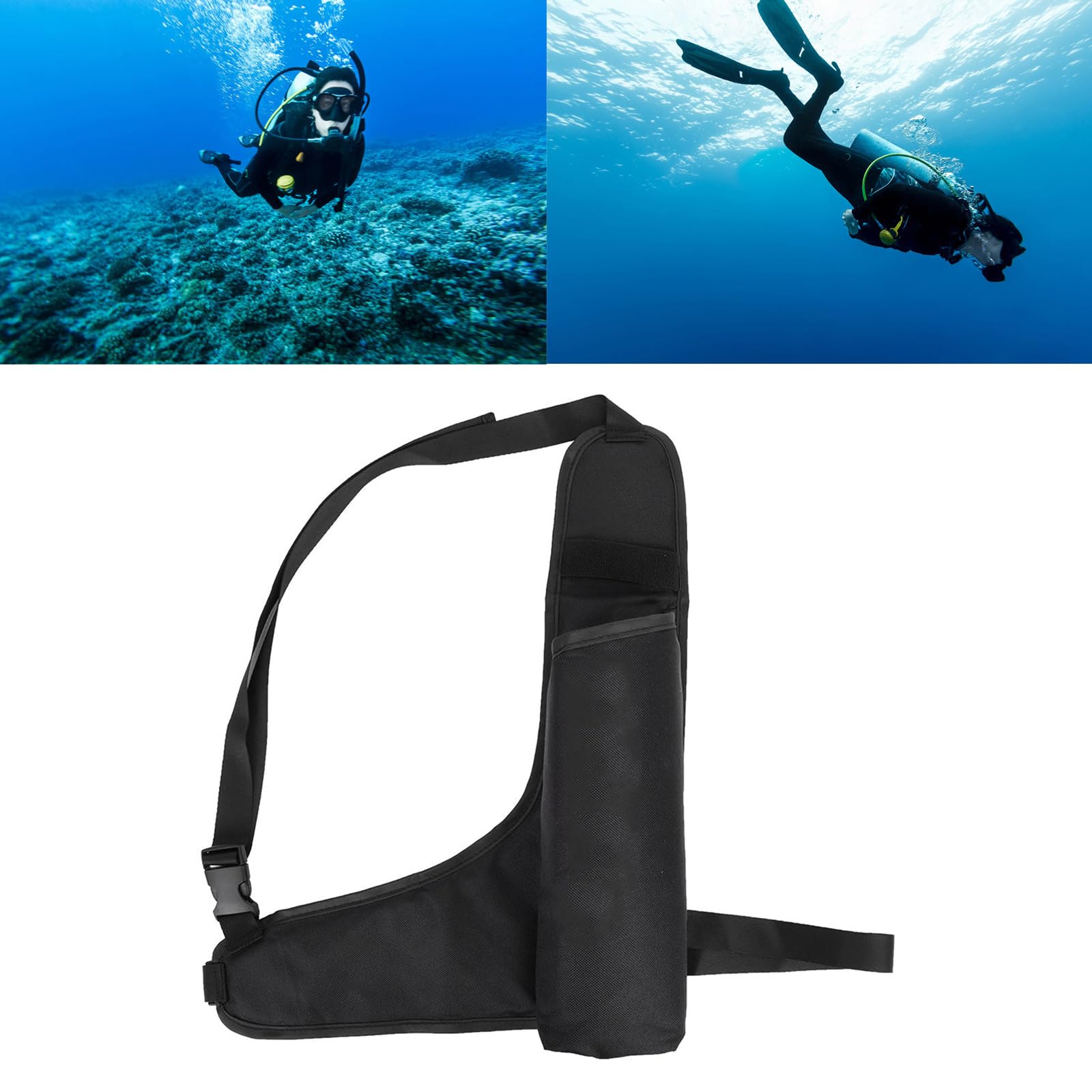 PASNMKvn 1L Diving Oxygens Cylinder Bottle Bag Quick Dry Air Tanks Case Scubas Dive Cylinder Tanks Gear Shoulder Bag Easy to Use