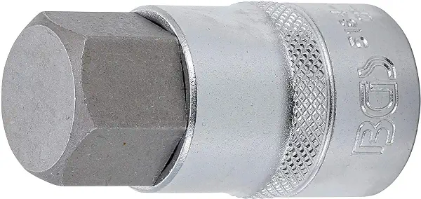 BGS 5184-H22 | Punta de vaso | entrada 12,5 mm (1/2") | hexágono interior 22 mm